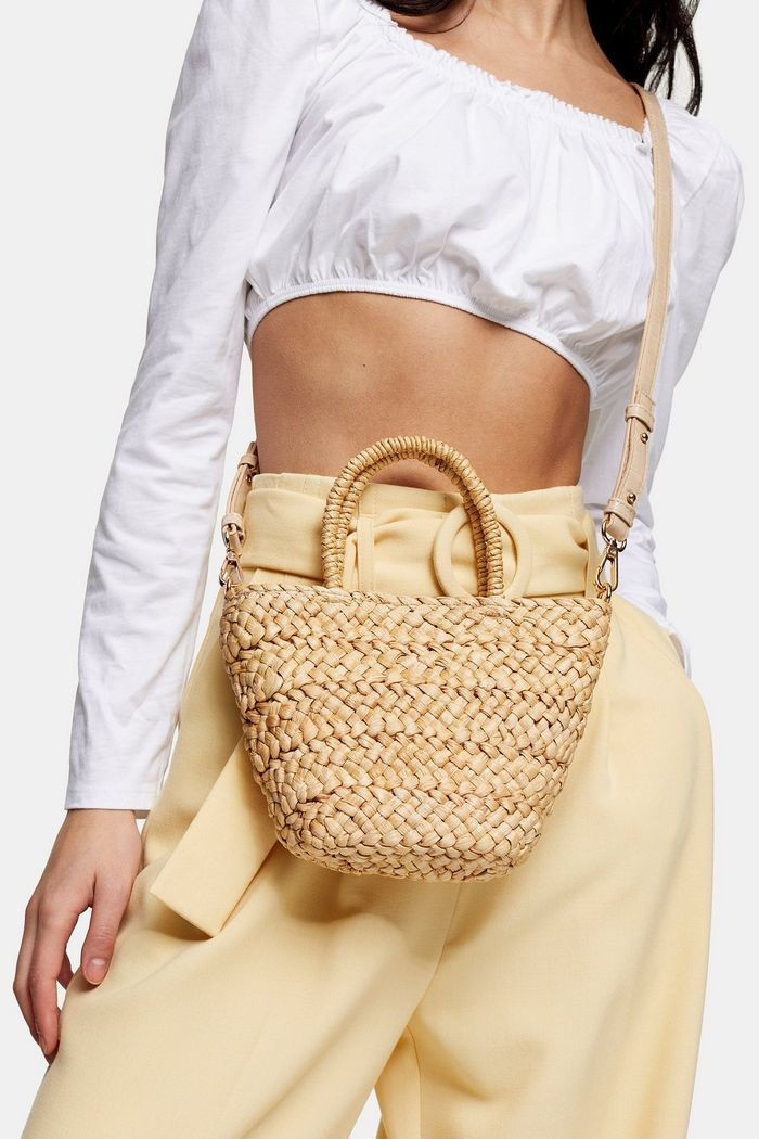 RHODES Mini Straw Weave Tote Bag | Topshop UK