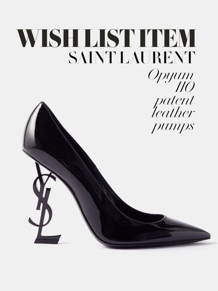 All about the statement heels 🖤
Yves Saint Laurent initial shoes | Designer heels | Court shoes | Sculptural YSL shaped heel | Shoes | New Year’s Eve outfit ideas 

#LTKshoecrush #LTKparties #LTKstyletip