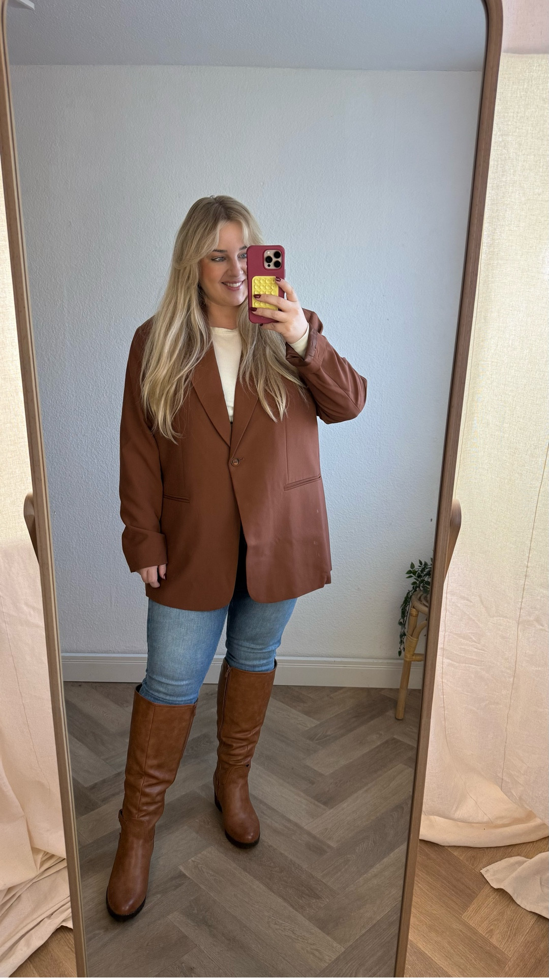 Denim Look ✨

#jeans #denim #weitschaftstiefel #stiefel #blazer #plussizefashion 

#LTKstyletip #LTKjeans #LTKplussize