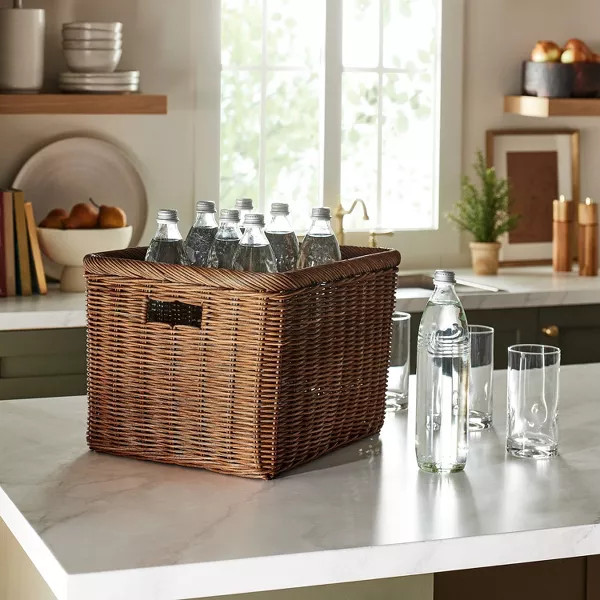 Cube Vintage French Basket - Threshold™ designed with Studio McGee | Target