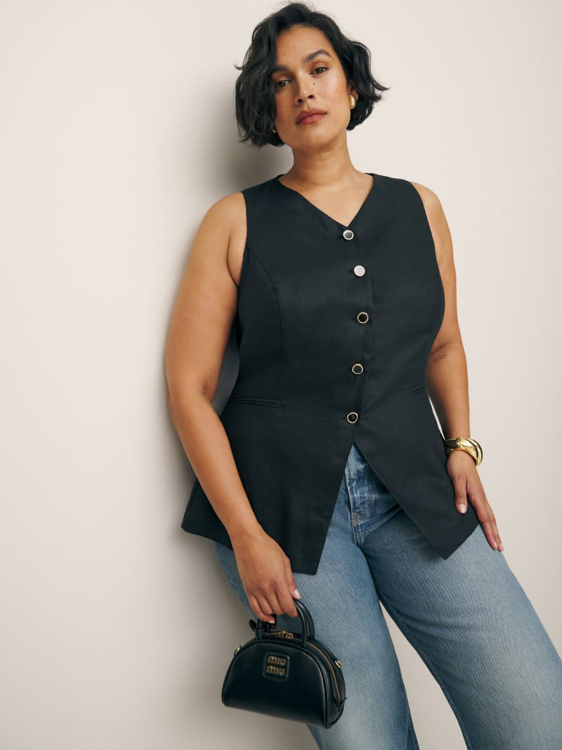 Aspen Linen Top Es | Reformation (Global)