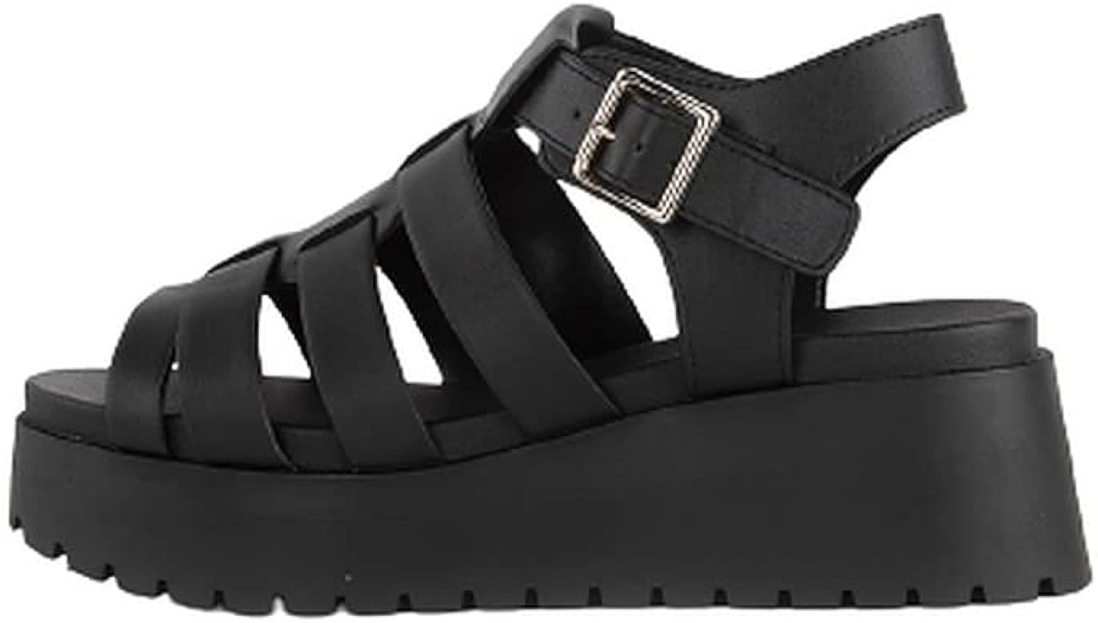 Soda Fisherman Women's Platform Strappy Sandals | Amazon (US)