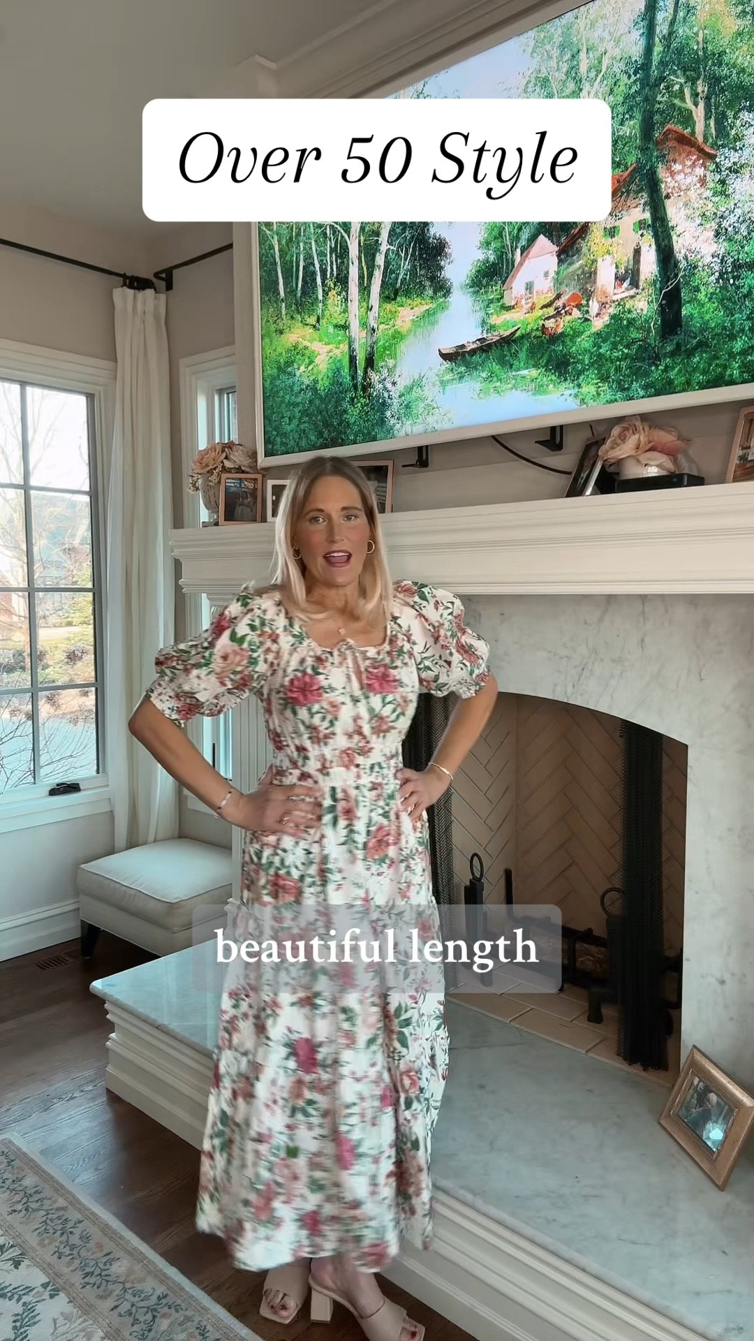This dress is so beautiful. Easter perfect!  

#LTKover40 #LTKSpringSale #LTKmidsize