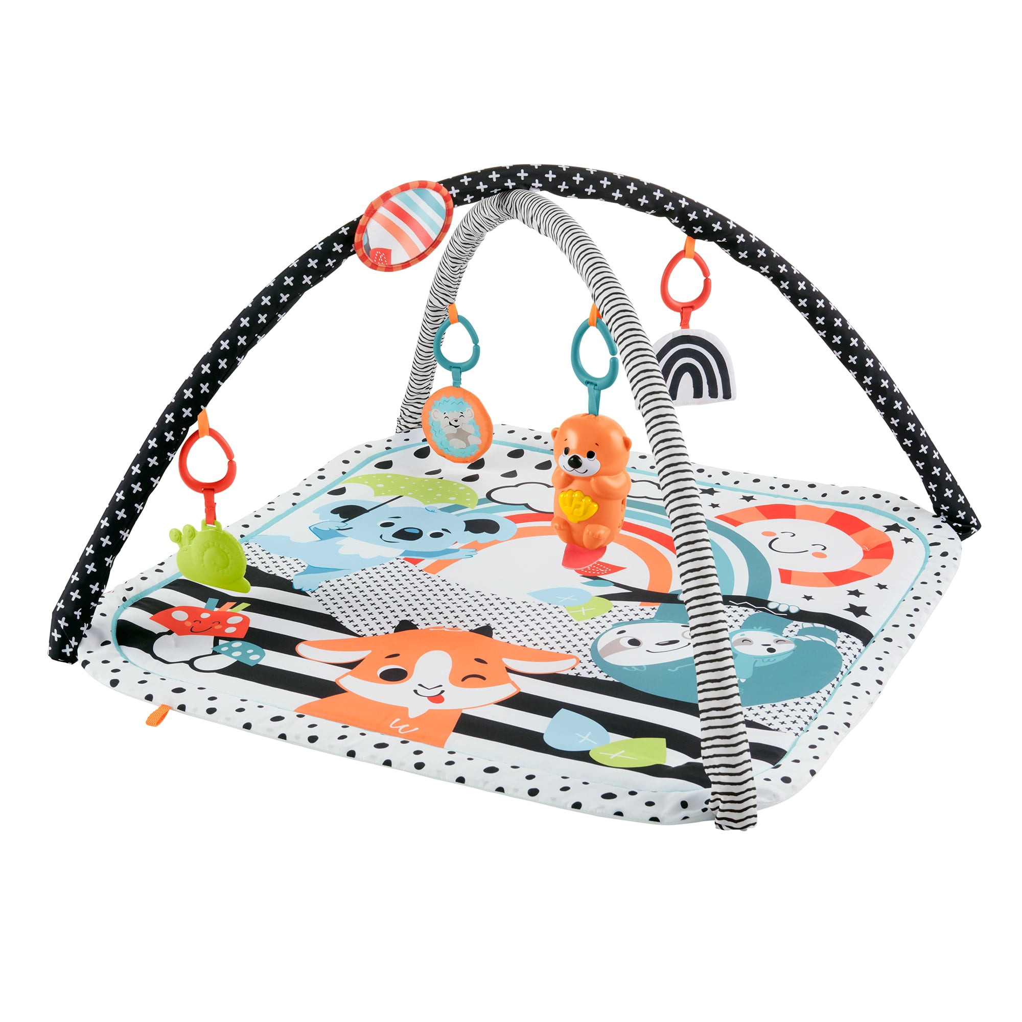 Fisher-Price 3-In-1 Music Glow & Grow Gym, Baby Playmat With Lights & Newborn Sensory Toys | Walmart (CA)