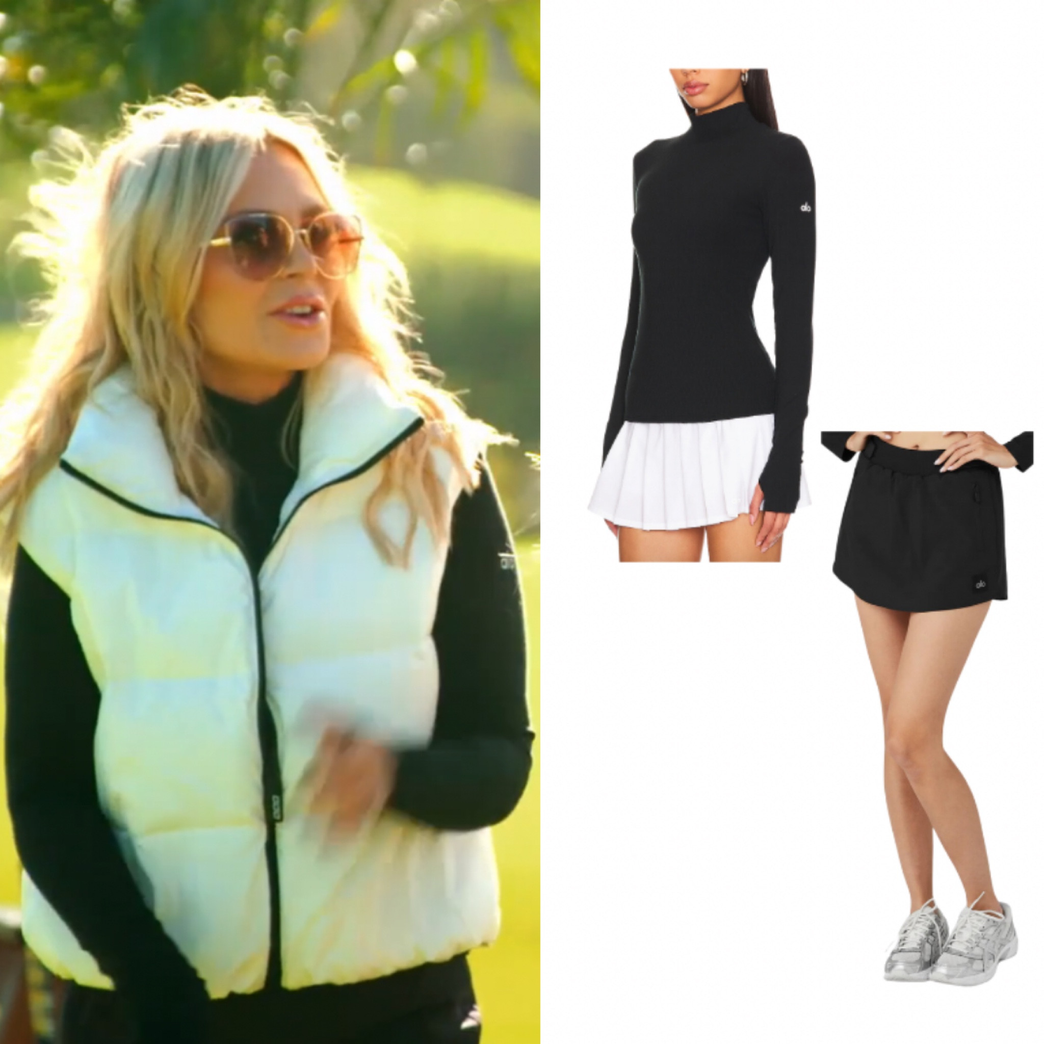 Tamra Judge’s Black Turtleneck and Skirt