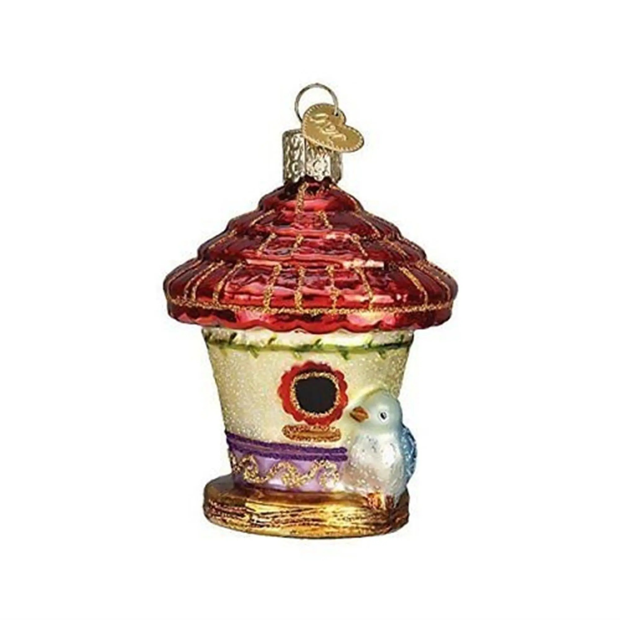 Old World Christmas Blown Glass Ornament for Christmas Tree - Charming Birdhouse one_size | 729343161086 | Lowe's