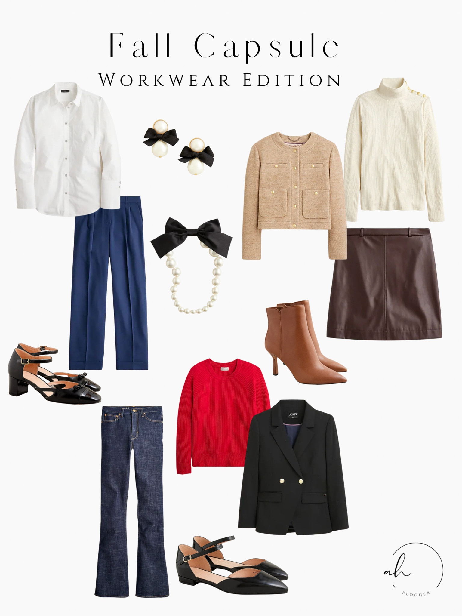 Fall Wardrobe Capsule: Workwear Edition! Fall closet staples from J. Crew.
#fallstyle #fall #seasonalwardrobe #ltkfall

#LTKSeasonal #LTKworkwear #LTKstyletip