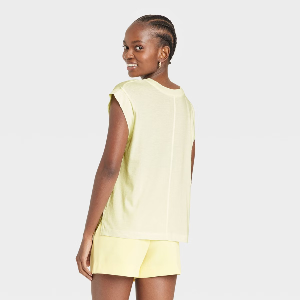 Women's Short Sleeve Extended Shoulder T-Shirt - A New Day™ | Target