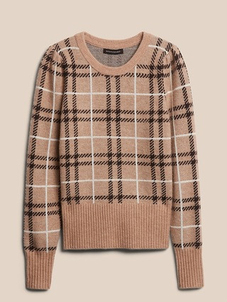 Aire Puff-Sleeve Sweater | Banana Republic (US)