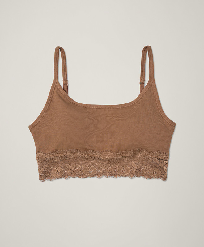 Women’s Lace Smooth Cup Bralette made with Organic Cotton | Pact | Pact Apparel