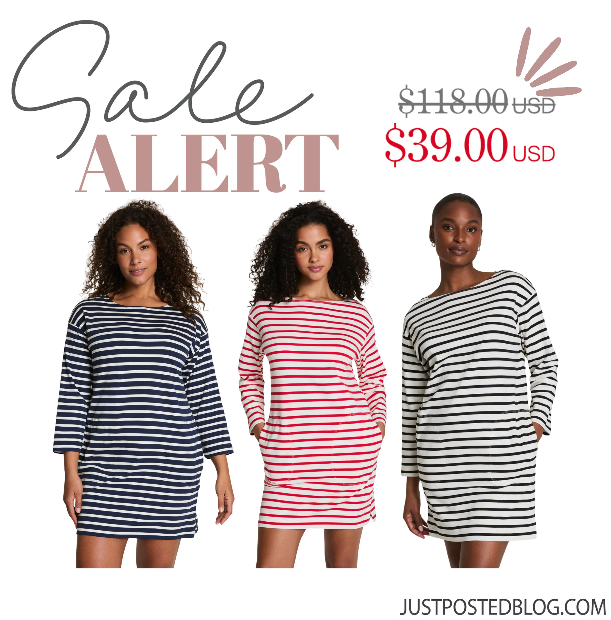 Striped Spanx AirEssentials dress on sale 

 #LTKSaleAlert #LTKFindsUnder50