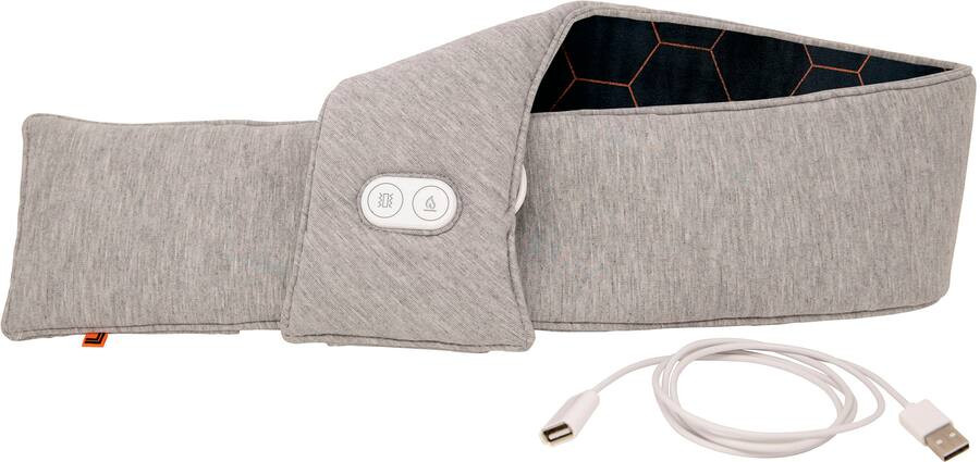 Calming Heat - Charcoal + Copper Infused Massaging Neck Wrap - Gray | Best Buy U.S.
