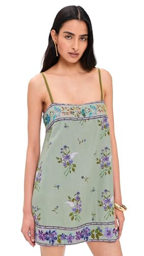 Free People Women's Bali Take Me with You Mini Dress, Mint Combo, M | Amazon (US)