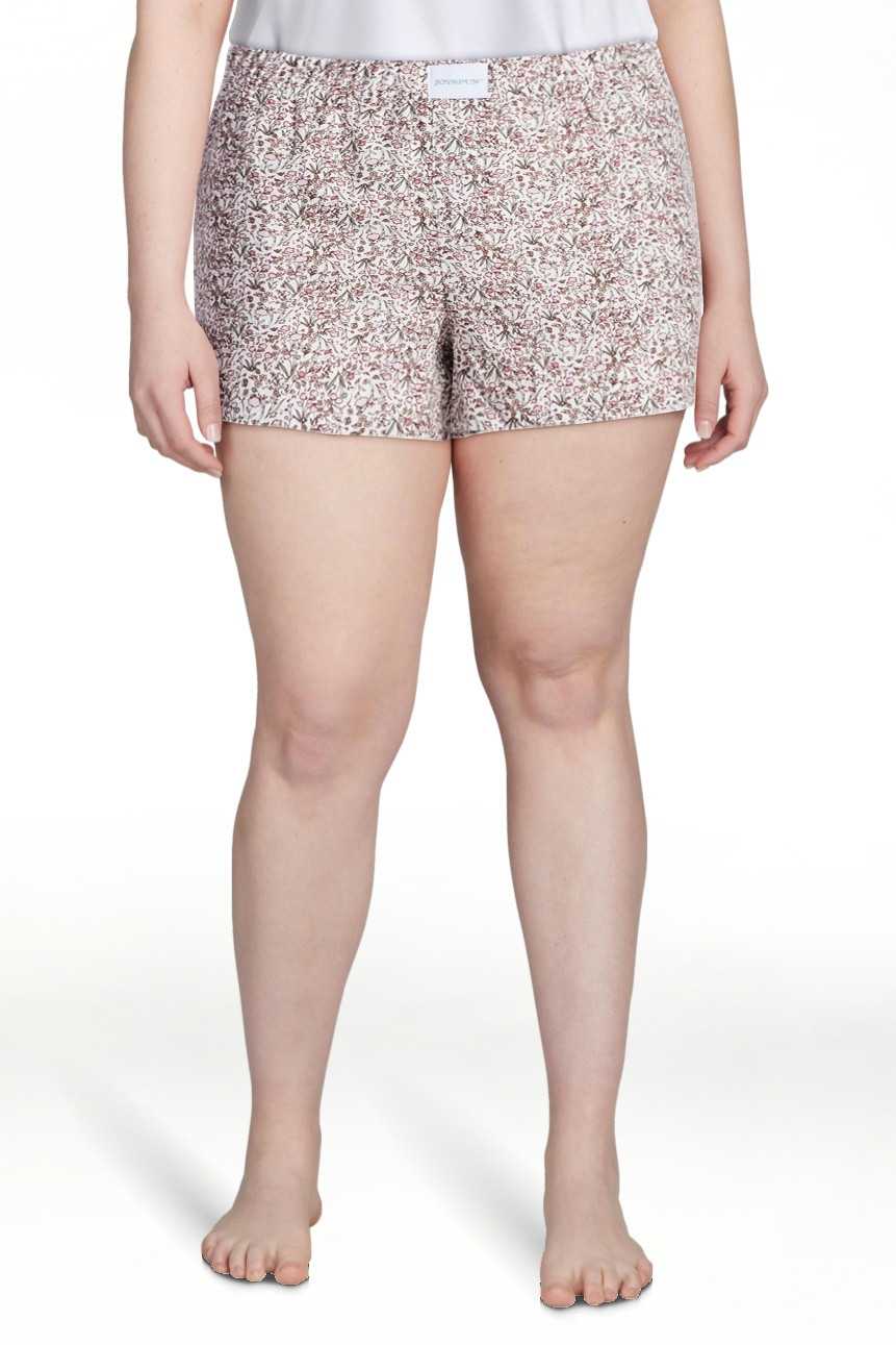 Joyspun Women's Woven Pajama Boxer Shorts, 3'' Inseam, Sizes XS-3X | Walmart (US)