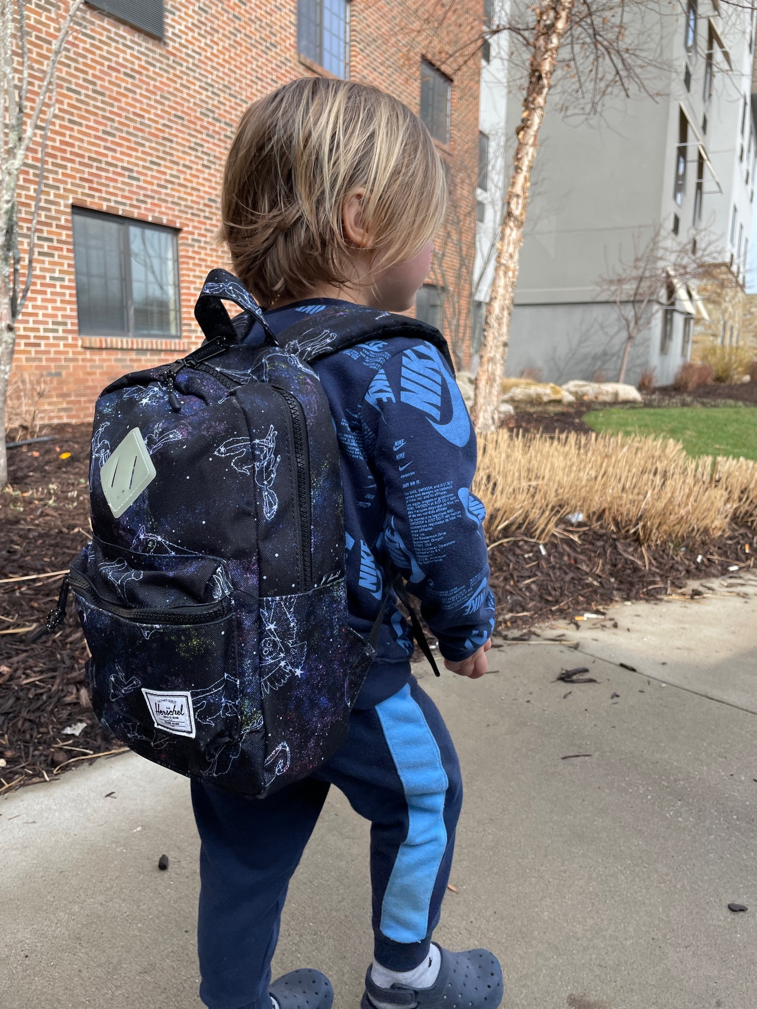 Emmett’s Nike set is under $35 right now - 4T available! True to size. His backpack is our favorite & so durable. Perfect for school & traveling. #toddler #backpack #toddlerboy #boyclothes 

#LTKkids #LTKunder50 #LTKtravel