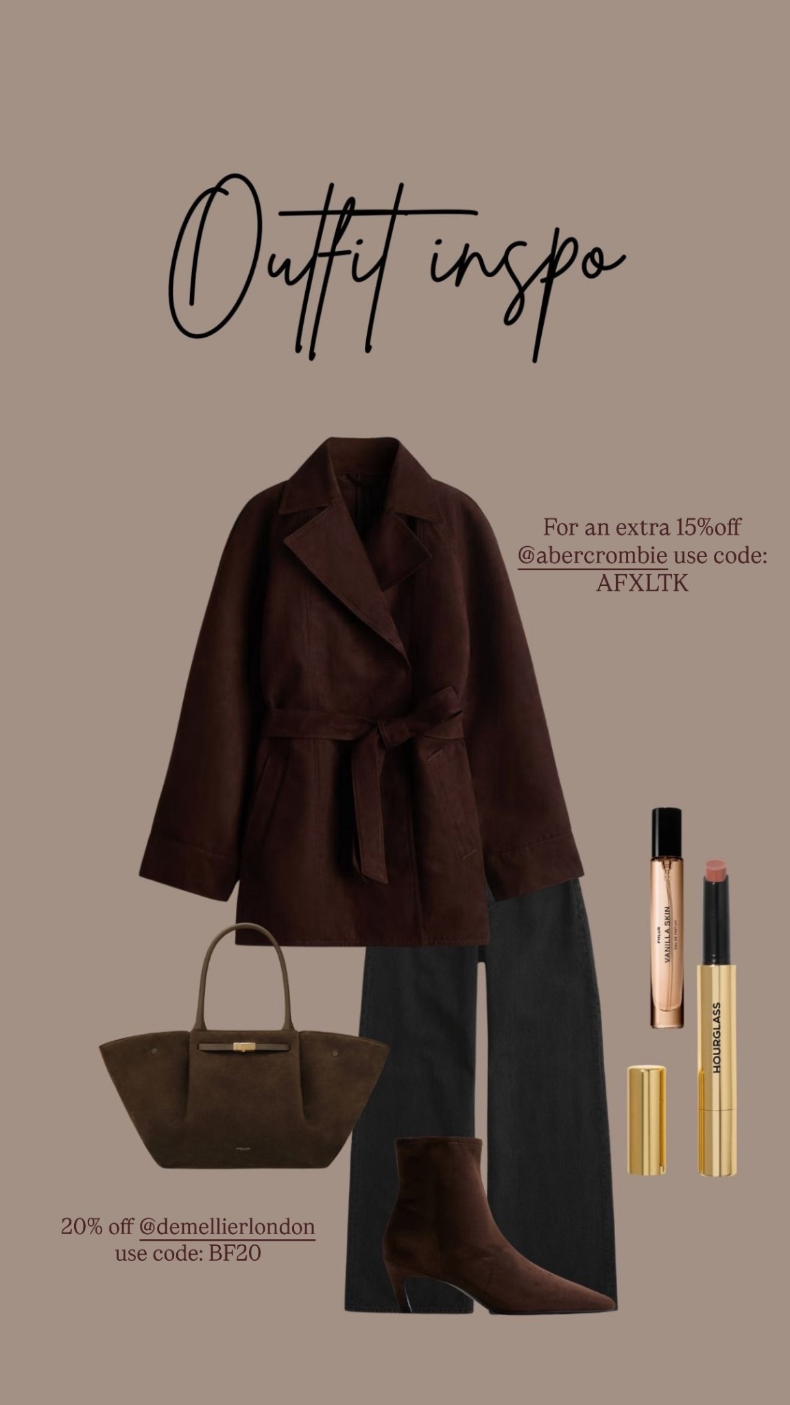 Shop this whole look in BFS!! 

Demellier London: use code BF20 to get 20% off 
Abercrombie&finch: to get extra 15% off ontop of the 30% use code: AFXLTK




#LTKCyberWeek #LTKfestive