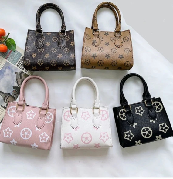 Trendy Leather Mini Crossbody Purse W/handles - Etsy | Etsy (US)