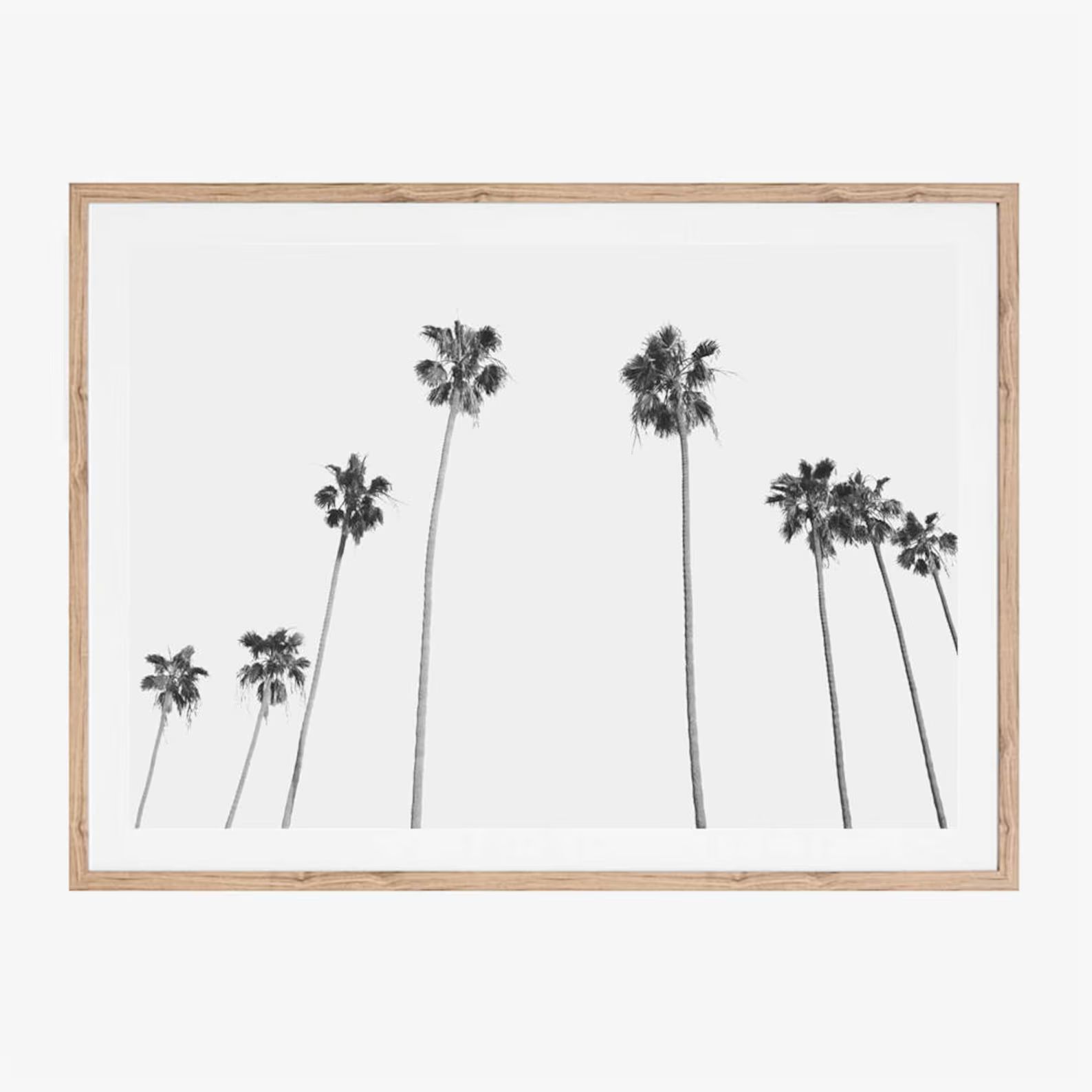 Palm Tree Print Printable Art Black and White Prints | Etsy | Etsy (US)