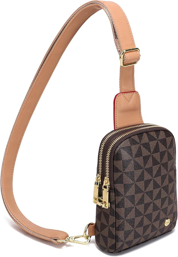 INICAT Women's Small Sling Bag, Lightweight Everyday Vegan Leather Crossbody Purse for Daily Esse... | Amazon (US)