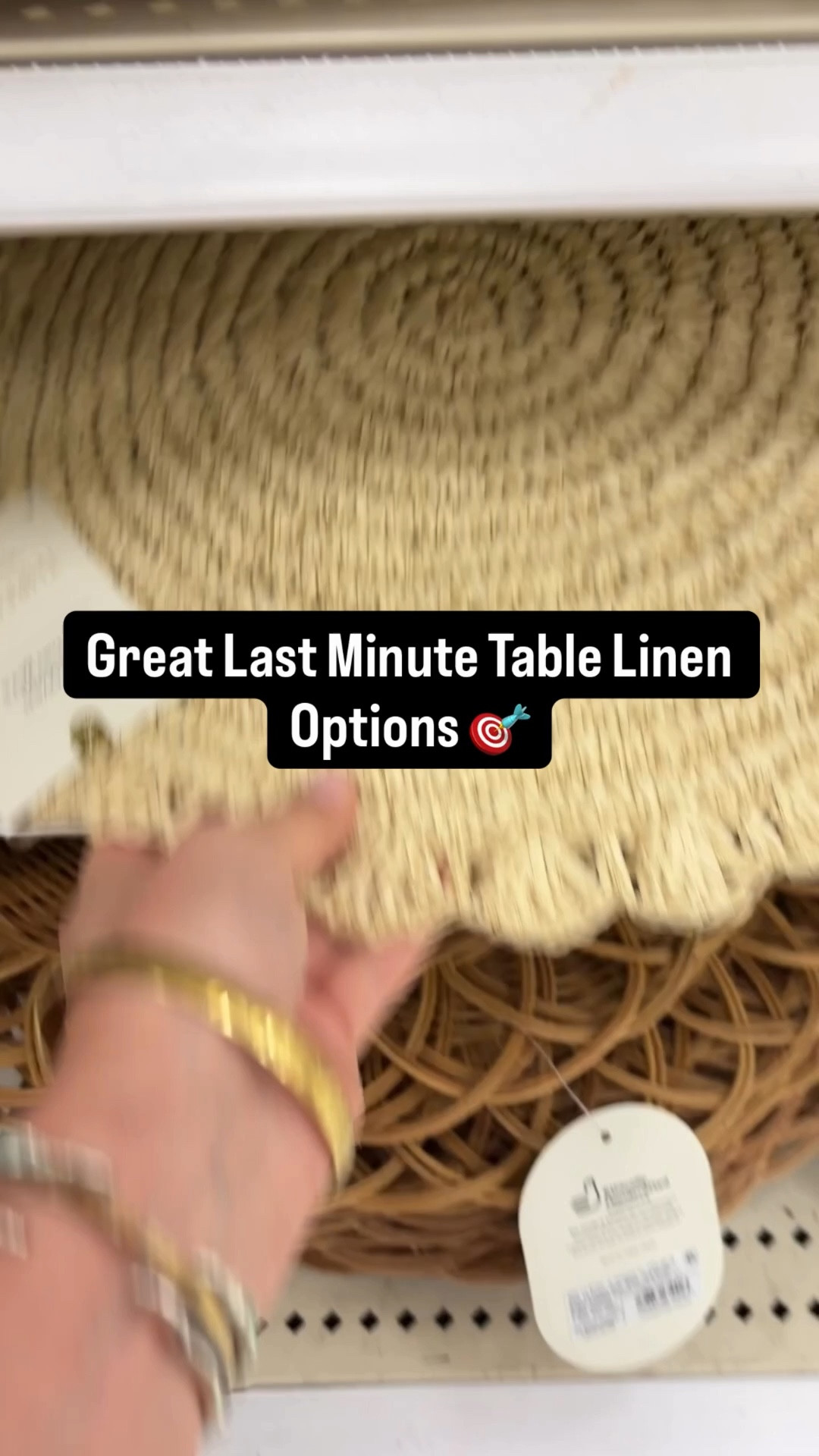 It’s not too late to grab some easy texture for your Easter table if you’re hosting! Check out these awesome options linked in this post and throw them into your online cart so they’re ready to pick up when you make your your last-minute Target run!

I grabbed a set of the seagrass chargers, and I’m so excited to use them all summer long!

#tabledecor #hosting #rattan #linentablecloth



#LTKHome