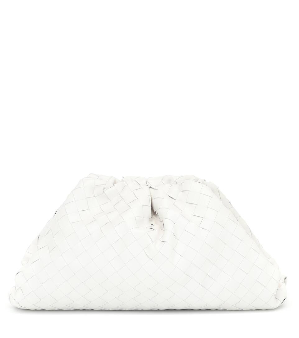 The Pouch intrecciato leather clutch | Mytheresa (INTL)