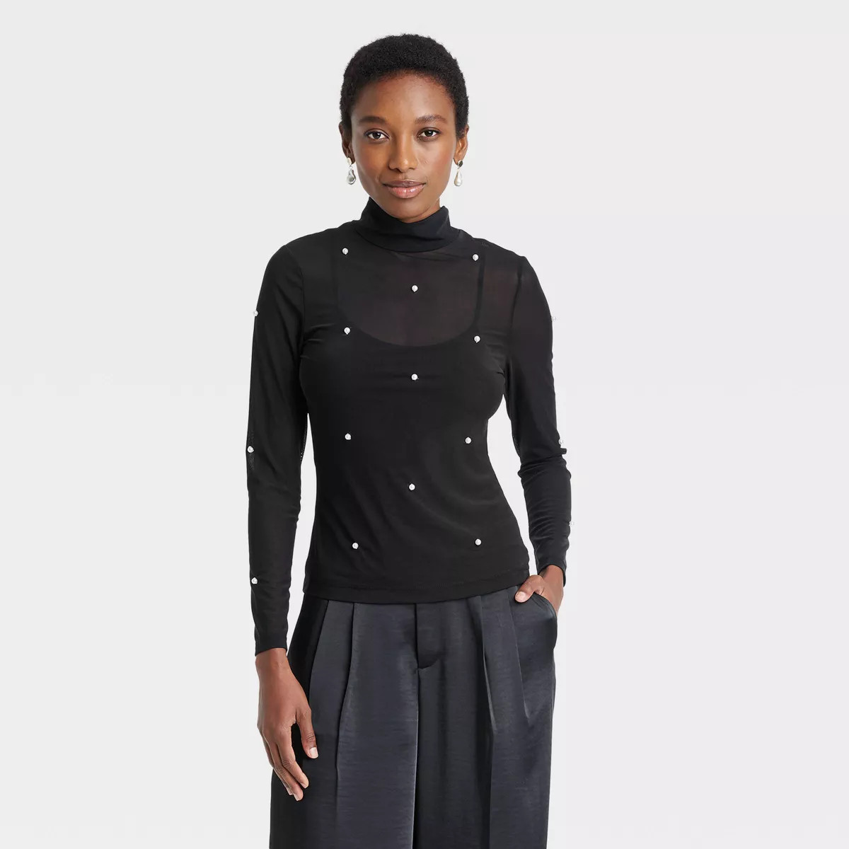 Women's Long Sleeve Fitted T-Shirt - A New Day™ | Target