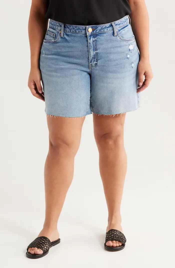 KUT from the Kloth Hailey Cutoff Bermuda Denim Shorts | Nordstrom | Nordstrom