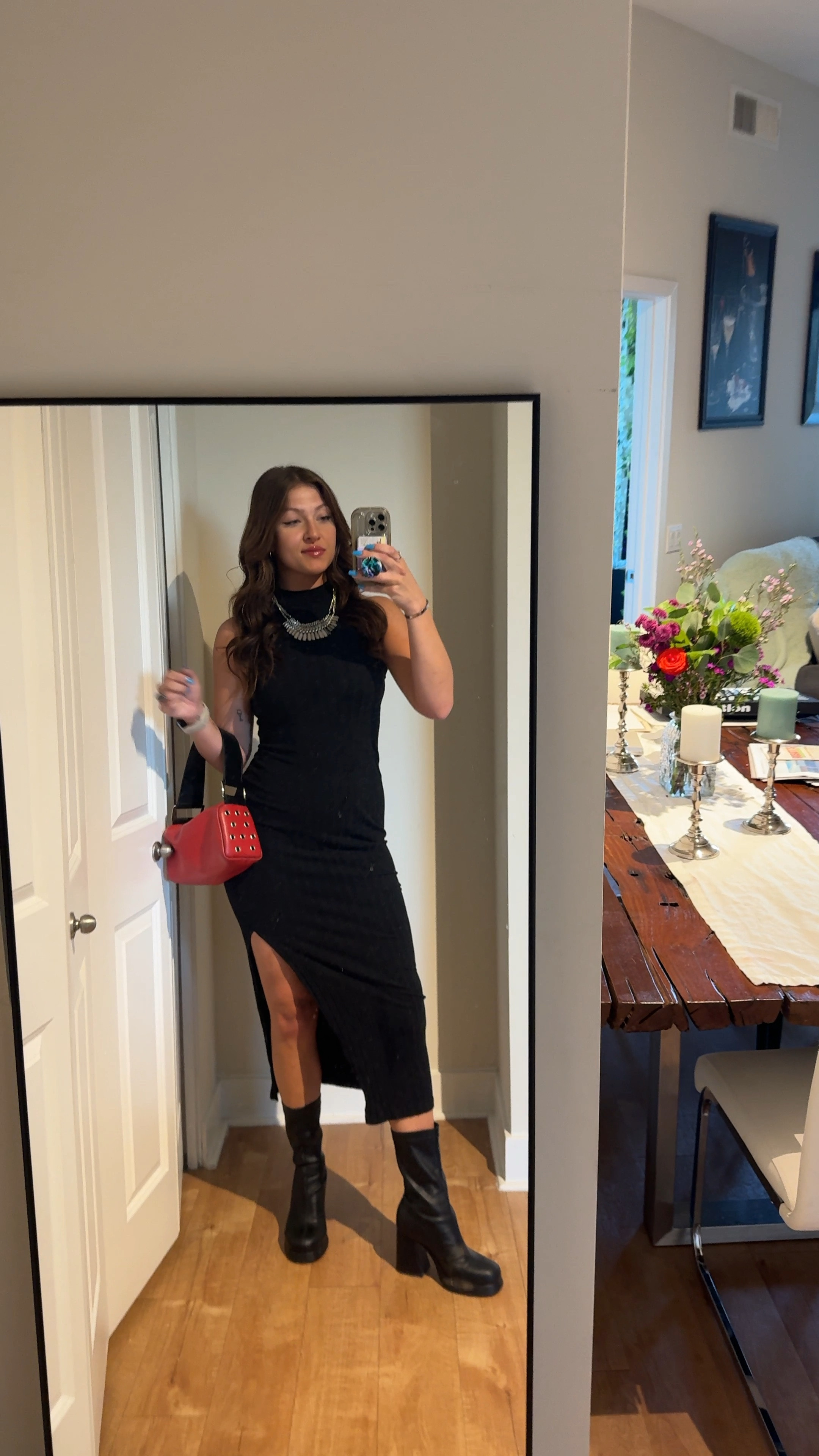 What I wore to a dinner date at mastros! The purse & necklace were both ONE OF’s from thrift/vintage shops in florida so if I could’ve linked them, I would🥲

#LTKfindsunder50 #LTKVideo #LTKparties