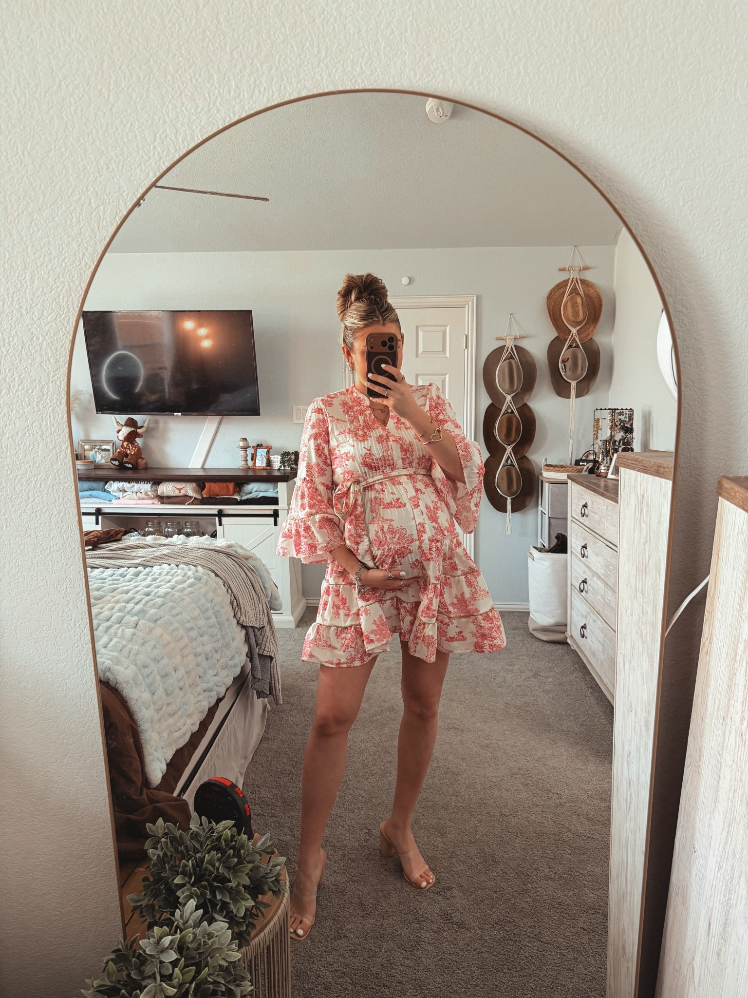 Baby shower dress. Amazon fashion. Bump friendly. Maternity fashion. Cute ootd. Spring fashion  

#LTKootd #LTKBump #LTKSpringSale