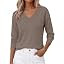 LOMON Sweaters for Women V Neck Long Sleeve Fall Oufits Casual Tops | Amazon (US)