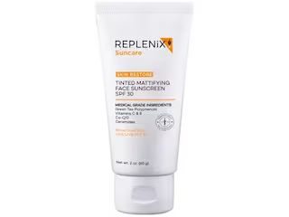Replenix Tinted Mattifying Face Sunscreen SPF 30 | LovelySkin