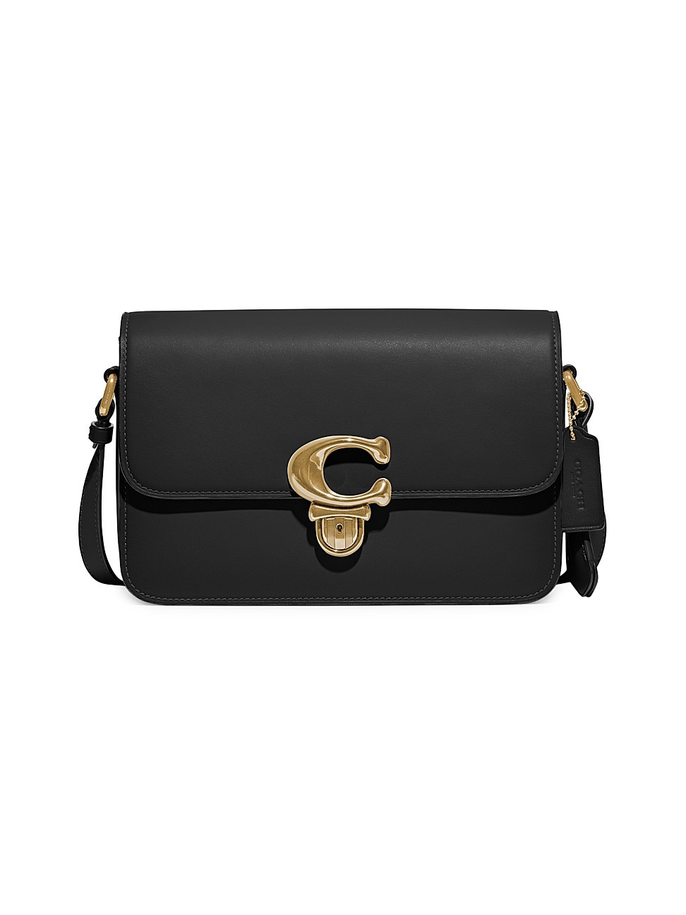 Women's Studio Glovetanned Leather Shoulder Bag - Black | Saks Fifth Avenue
