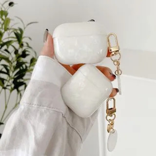 Bead Pendant Shell Textured AirPods / Pro Earphone Case Skin | YesStyle Global