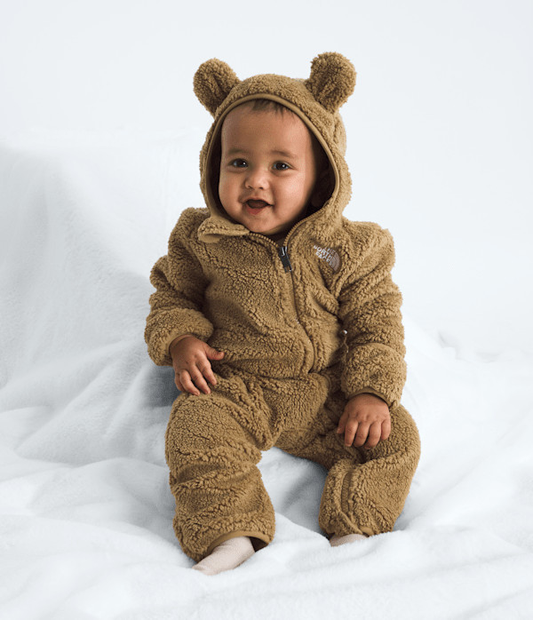 The North Face Baby Campshire One-Piece (Size: 0-3M): Teddy Brown | The North Face (US)
