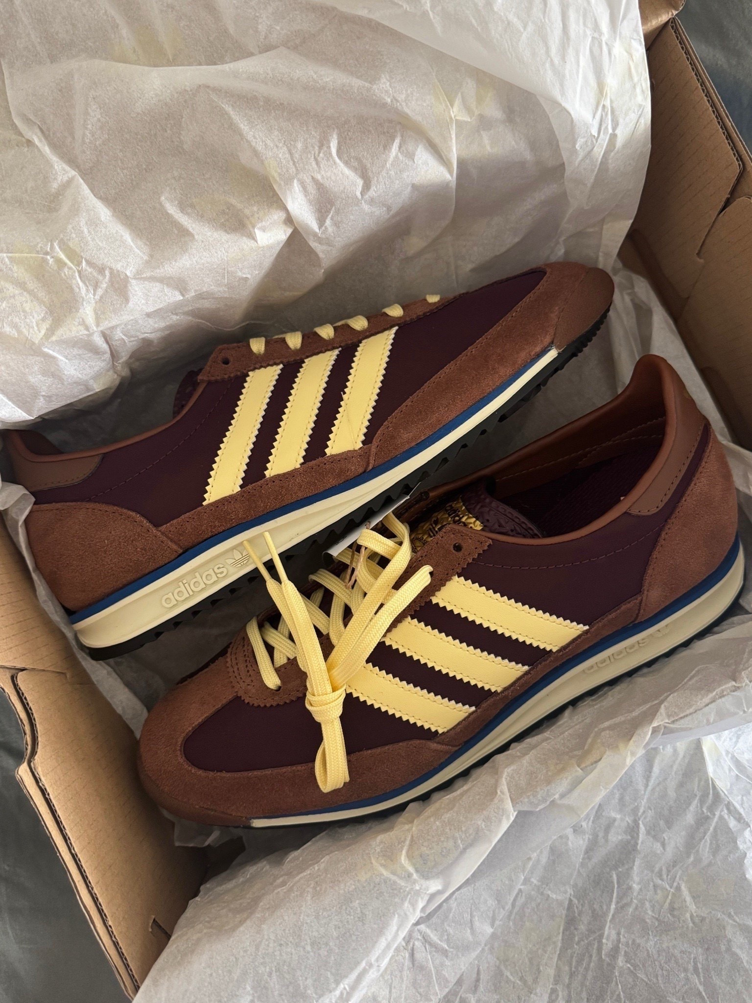 My FAVORITE adidas shoes are back in stock in select sizes! I've seriously worn these more times than I can count, they're so comfy and so easy to elevate or dress down. I was skeptical about matching the colors but they go with almost everything! They've been sold out in this color way for so long so letting you know here they're back asap! 

Adidas shoes, fall sneakers, fall shoes#LTKShoeCrush

#LTKHoliday #LTKSeasonal #LTKGiftGuide