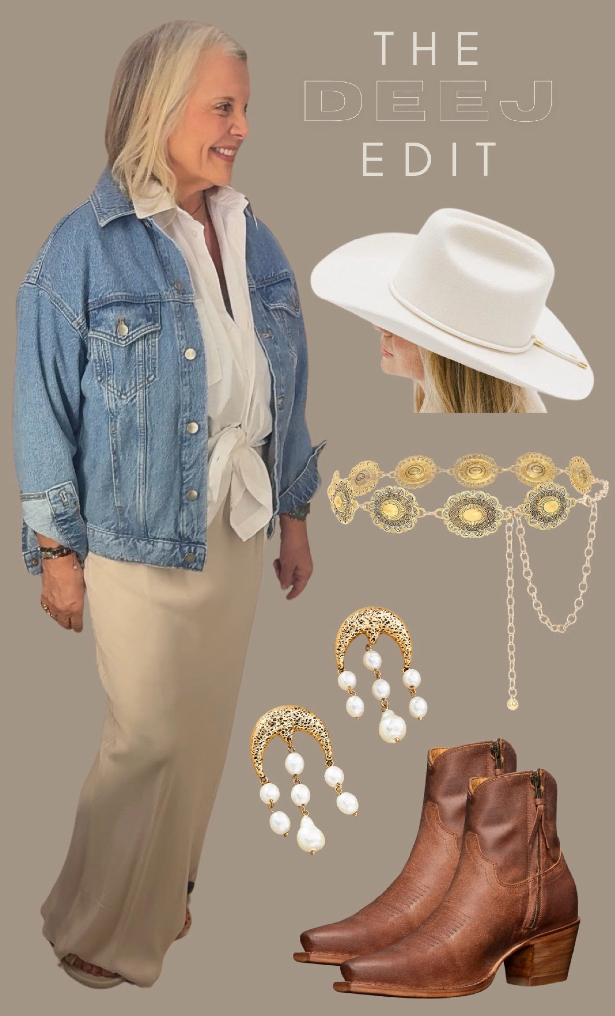 Mother of the bride Western Chic rehearsal dinner vibes 🤠

#LTKOver40 #LTKWedding