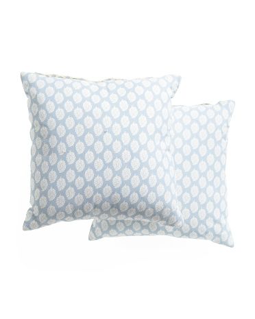 20x20 2pk Block Print Pillows | TJ Maxx