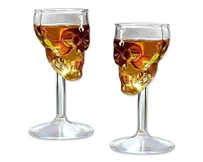 Ace Select Skull Wine Glass 2 Pieces 75ml Skull Shot Glass Beer Cup | Amazon (US)