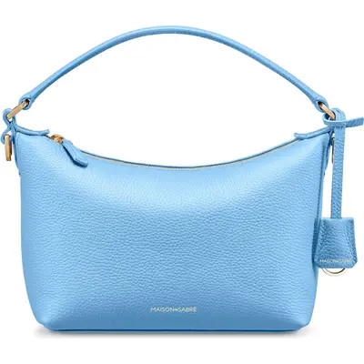 MAISON de SABRÉ Small Leather Soft Hobo in Candy Pink at Nordstrom | Nordstrom