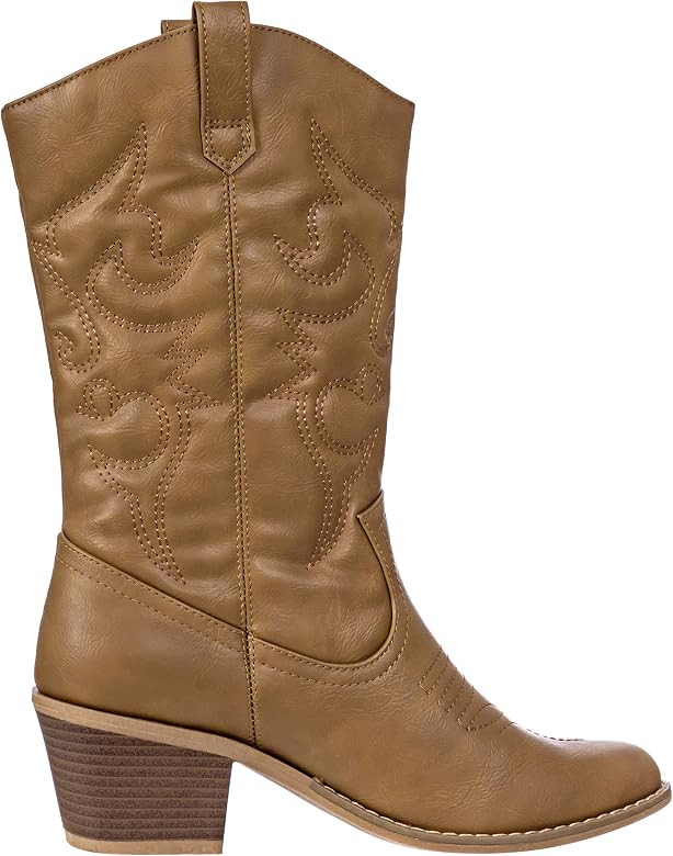 Charles Albert Women's Embroidered Modern Western Cowboy Boot | Amazon (US)