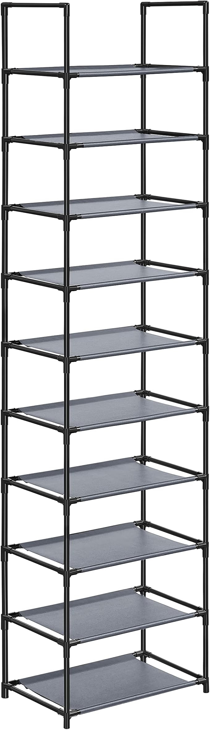 SONGMICS Shoe Rack, 10 Tier Shoe Shelf, Shoe Storage Organizer, Space-Saving, 11 x 17.7 x 68.1 In... | Amazon (US)