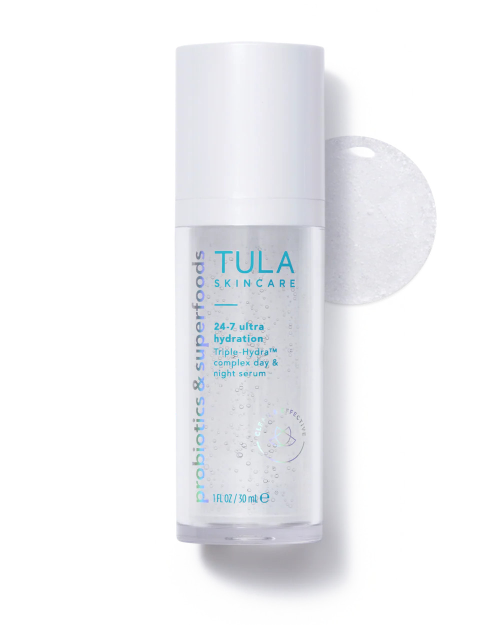Triple-Hydra Complex\u2122 day & night serum | Tula Skincare