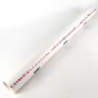 Charlotte Pipe 2 in. x 2 ft. PVC DWV Schedule 40 Pipe PVC072000200HA - The Home Depot | The Home Depot