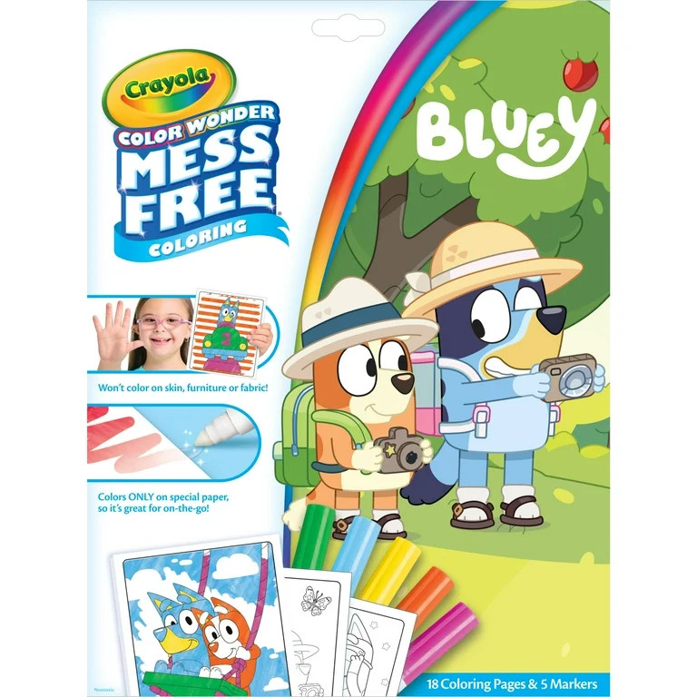 Crayola Bluey Color Wonder Set (18pgs), Mess Free Coloring, Easter Basket Essentials, Arts and Cr... | Walmart (US)