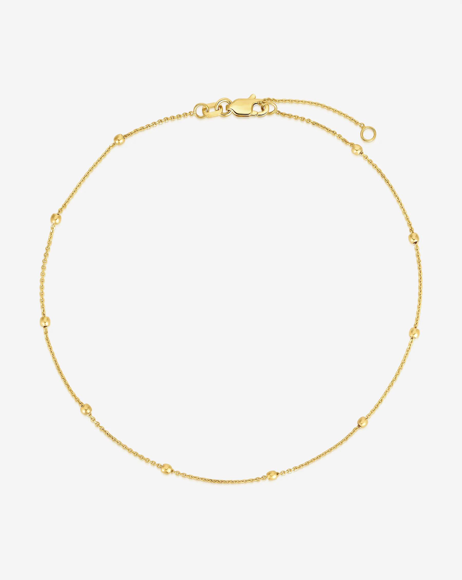 Saturn Chain Anklet | Ring Concierge