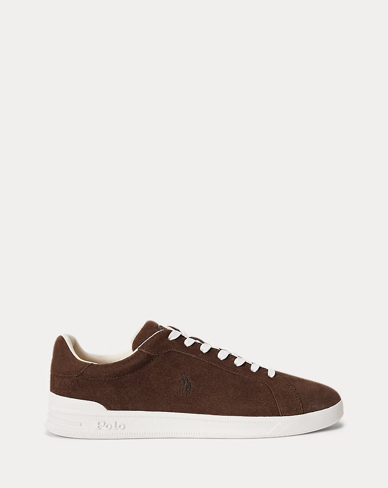 Heritage Court II Suede Trainer | Ralph Lauren (UK)