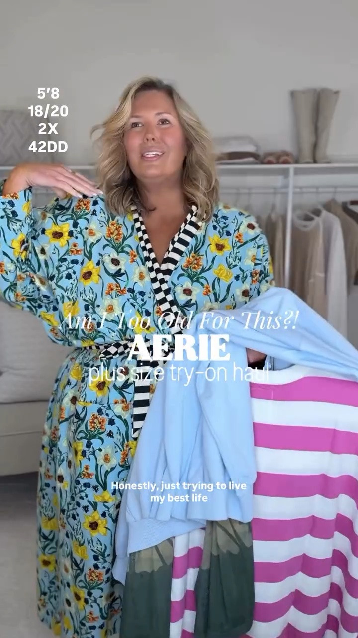 Wearing an XXL in everything here! Added my self tanners here - this got so dark because I used the platinum in the morning and washed it off an hour later, then added the st tropez not realizing the loving tan would keep developing!!!! lol! Oops! Plus size fashion, everyday outfit ideas, trendy fashion, spring outfits, aerie finds, ootd

#LTKstorytime #LTKMidsize #LTKPlusSize