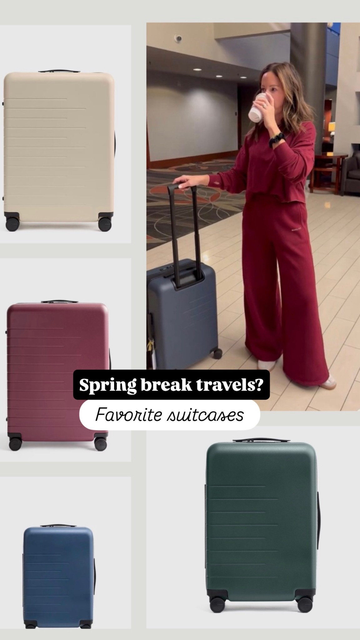 The best suitcases! Hard case. Smooth wheels. Sturdy  

#LTKSeasonal #LTKTravel