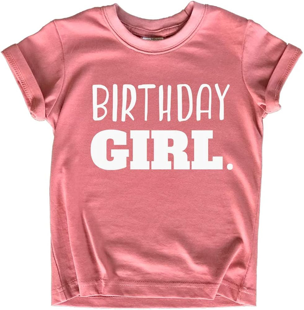 Birthday Girl Shirt Girls Birthday tee Outfit Toddler Baby 1st 2nd 3rd 4th 5th 6th 7th | Amazon (US)