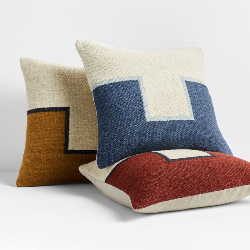 Ansom 20" Pillows | Crate and Barrel | Crate & Barrel